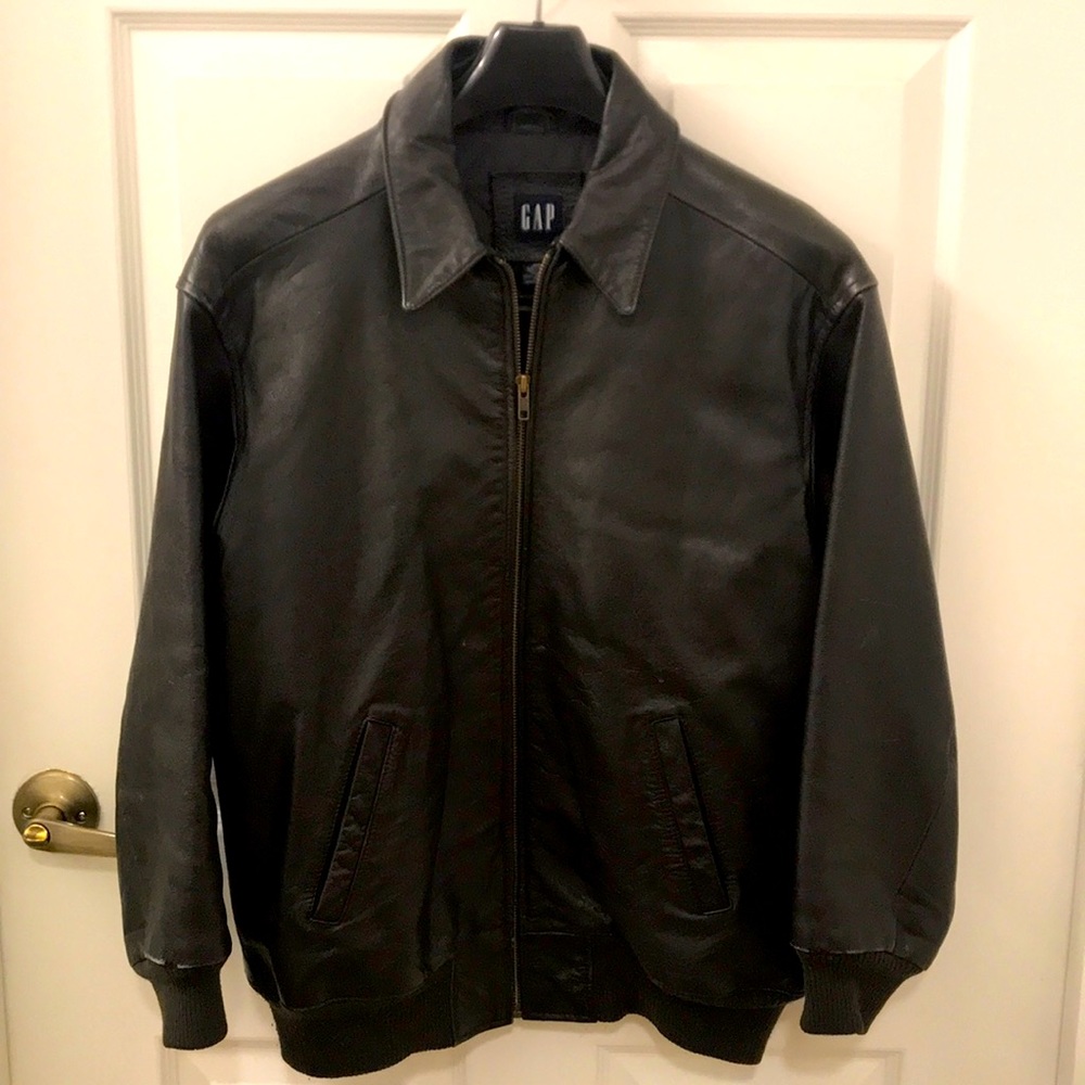 Gap Leather Jacket - image 1